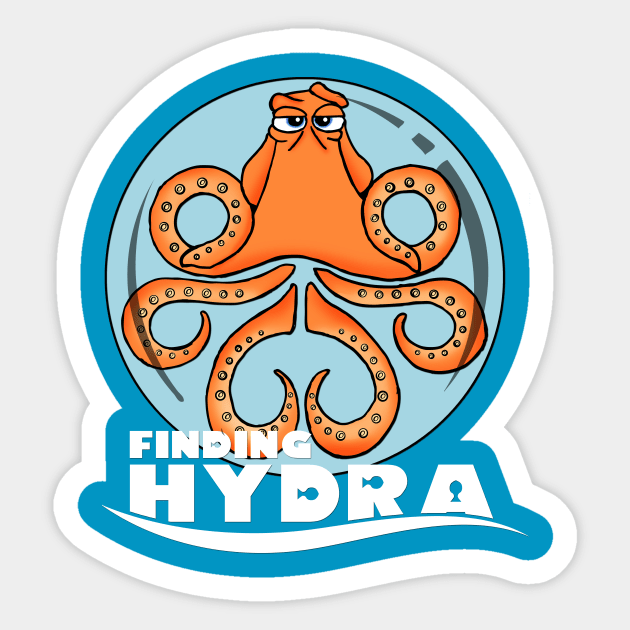Finding Hydra Sticker by B4DW0LF
